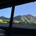 2号館から見た山の風景