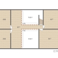 母屋　LOFT間取図