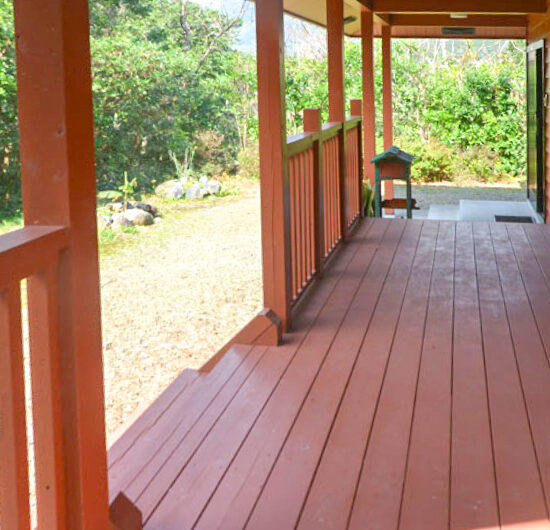 ベランダ　玄関側