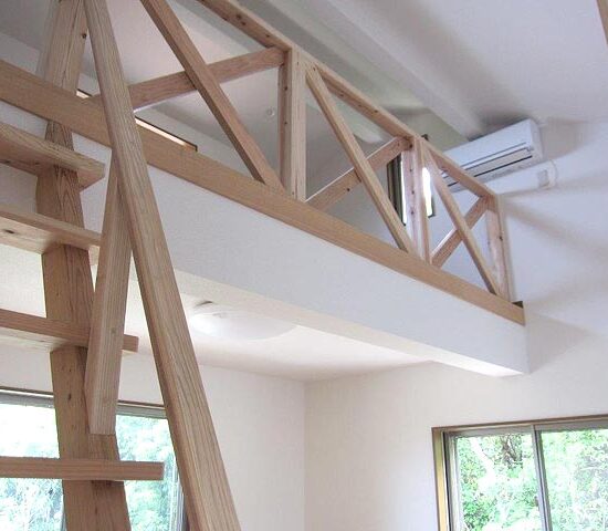 ロフトを下より